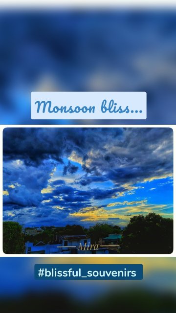Monsoon bliss... #blissful_souvenirs